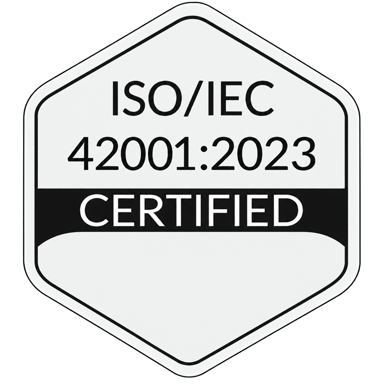 ISO/IEC 42001:2023 — Certified